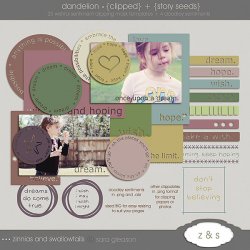 Dandelion {clipped} + {story seeds} Dandelion {clipped} + {story seeds}